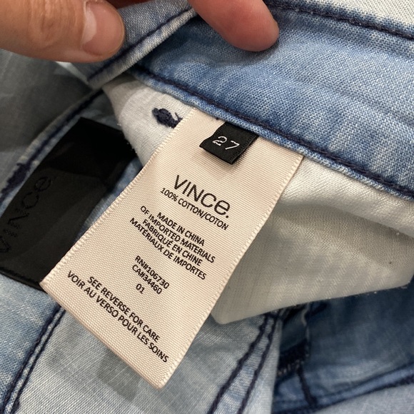 Vince denim pants size 27 - Picture 9 of 11